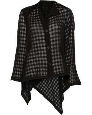 Yohji Yamamoto Bluse Im Layering-Look - Schwarz
