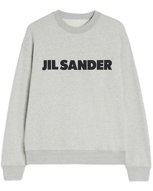 Jil Sander ロゴ スウェットシャツ - グレー