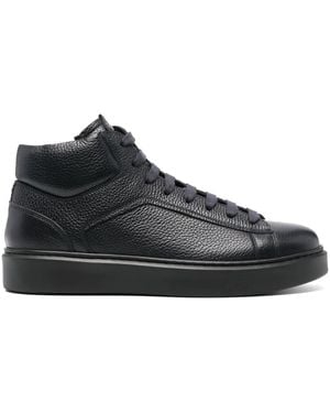 Doucal's Logo-Print Sneakers - Black