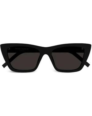 Saint Laurent Cat-Eye Acetate Sunglasses - Black