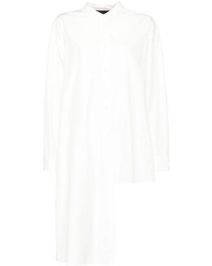 Juun.J Asymmetric Long-Sleeves Shirt - White