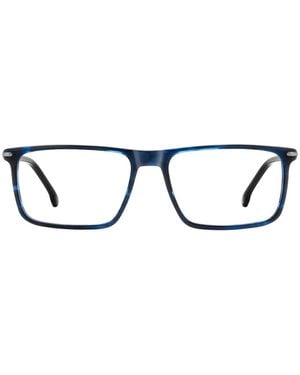 Carrera 347 Rectangular-Frame Glasses - Blue