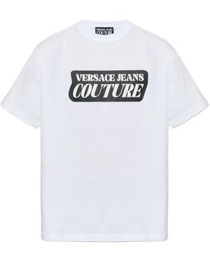 Versace Jeans Couture Cotton Logo T-Shirt - White
