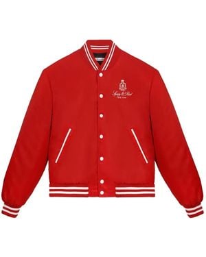 Sporty & Rich Vendome Embroidered Varsity Jacket