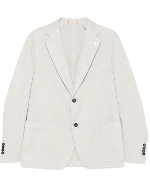 Sartoria Tramarossa Filippo Notched-Lapel Blazer - White