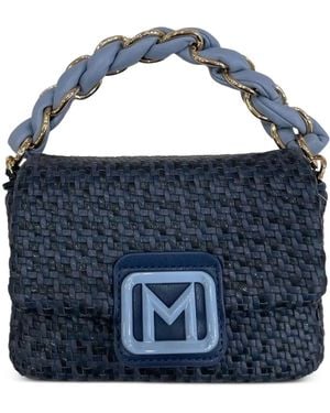 Marella Le Muse Woven Tote Bag - Blue