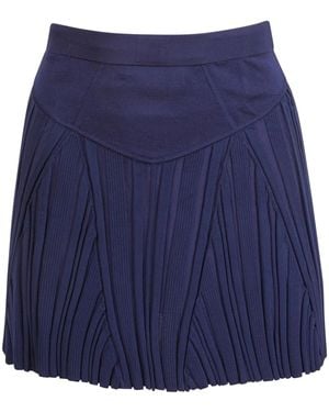 Fleur du Mal Falda Corta De Canalé - Azul