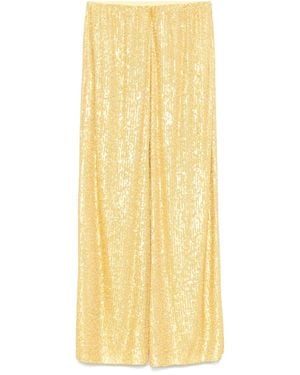 Norma Kamali Wide-Leg Trousers - Yellow
