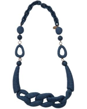 Weekend by Maxmara Teismo Chain Necklace - Blue