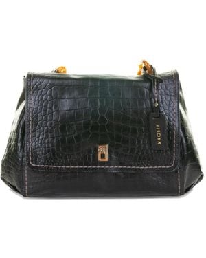VISONA Bolso de hombro con cadena - Negro