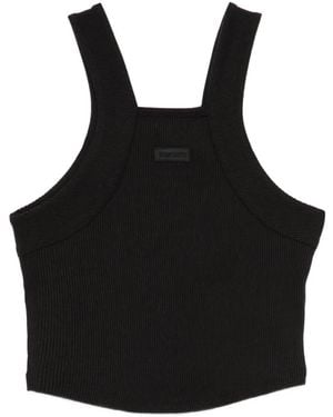 WRSTBHVR Anitra Ribbed Tank Top - Black