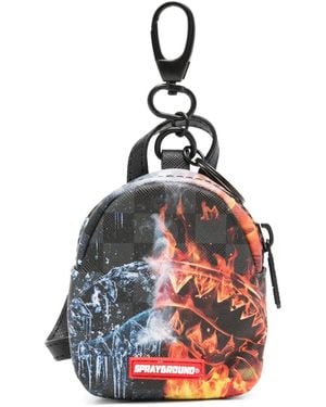 Sprayground Fire Ice Mini Backpack - White