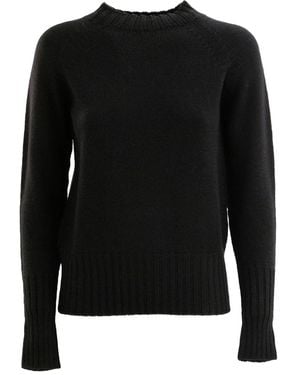 Drumohr Pullover Mit Raglanärmeln - Schwarz