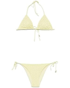 Fisico Triangel Bikini - Metallic