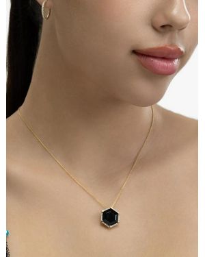 Lisa Nik Oorringen Met Diamant - Naturel