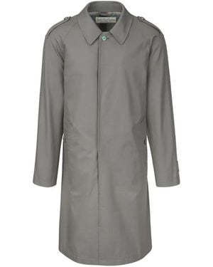 God's True Cashmere Gemstone-Embellished Cashmere Coat - Grey