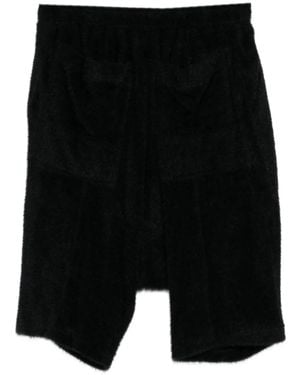 Julius Bermudas de tiro caído - Negro