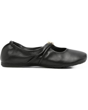 Loewe Pebble Soft Ballerina - Black