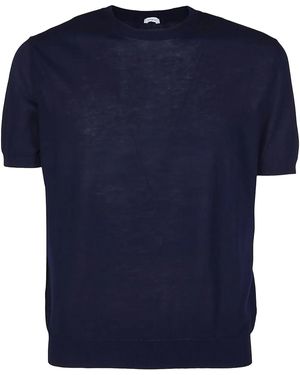 Malo ファインニット Tシャツ - ブルー