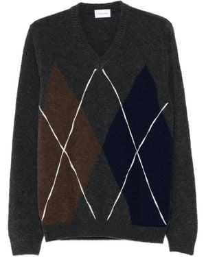 Scaglione V-Neck Jumper - Black
