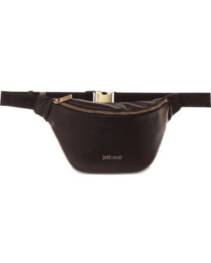 Just Cavalli Logo-Detail Belt Bag - Black