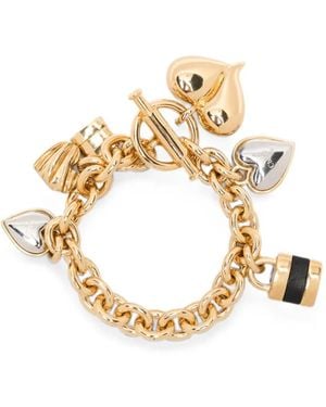 Chloé Heart-Charm Chain Bracelet - Metallic