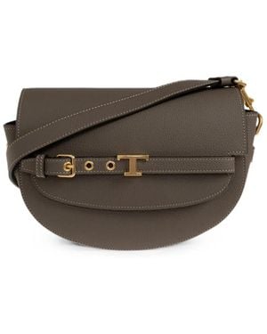Tod's T Signature Crossbody Bag - Brown