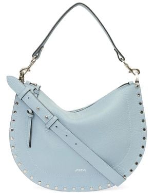 Isabel Marant Borsa A Tracolla Oskan Soft Zip - Blu