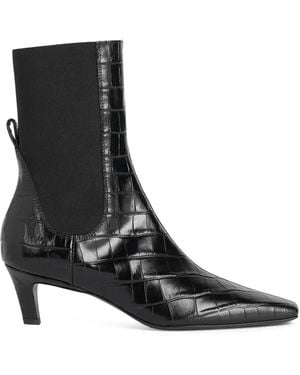 TOTEME Chelsea-Boots Mit Prägung - Schwarz
