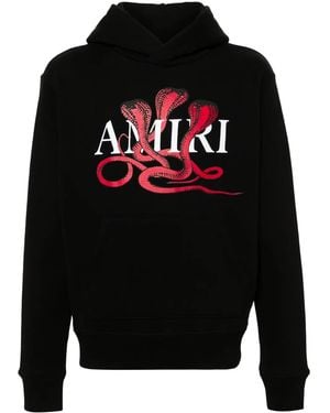 Amiri Poison Cotton Hoodie - Black