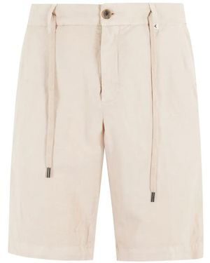 Myths Drawstring-Waist Shorts - White