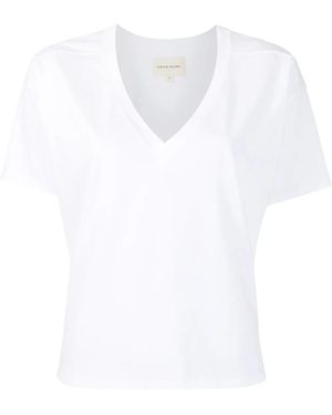 Loulou de Saison Tshirt Col V - White