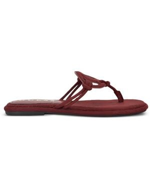 Guess Saime Flip-Flop Signature Sandals - Purple