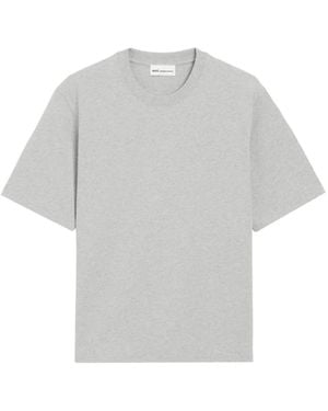 Ami Paris Ami De Coeur Crew-Neck T-Shirt - Gray