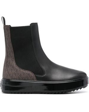 Michael Kors Emmet 40Mm Panelled Chelsea Boots - Black