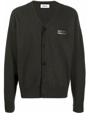Ambush Logo-patch Cardigan - Black