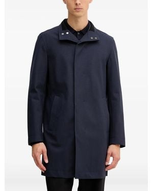 BOSS Cappotto A Collo Alto - Blu