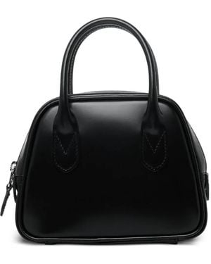 Comme des Garçons Top-Handle Trapezoid Shoulder Bag - Black