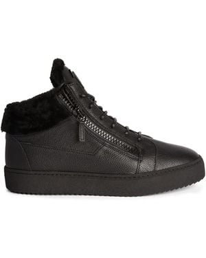Giuseppe Zanotti Kriss Winter Mid-Top Trainers - Black