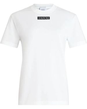 Patou Logo Short-Sleeved T-Shirt - White