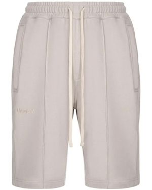 Hamza Khan Drawstring-Waist Shorts - White