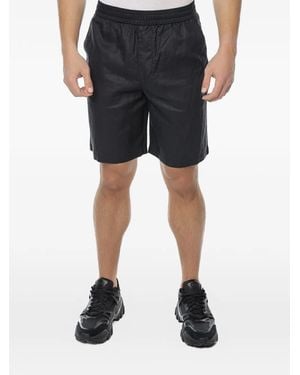 ARMANI EXCHANGE Elasticated-Waistband Shorts - Black