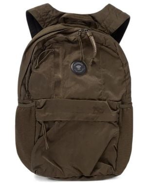 C.P. Company Lens-Detail Buckle-Fastening Backpack - Brown