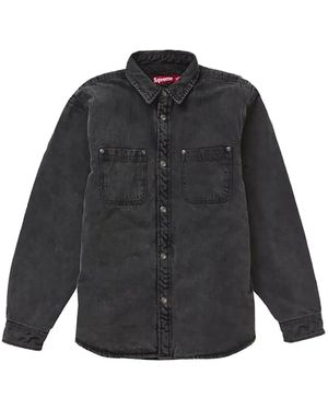 Supreme Snap-Fastening Shirt - Gray