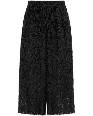 16Arlington Rocco Devoré Trousers - Black