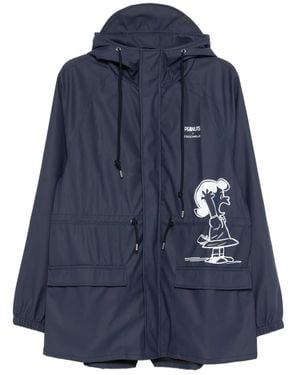 Coccinelle X Peanuts Graphic Hooded Jacket - Blue