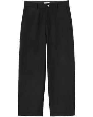 Carhartt Atoka Logo-Patch Pants - Black