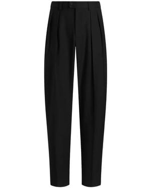 Dolce & Gabbana Wool Gabardine Pants - Black