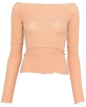 Baserange Cinder Ribbed T-Shirt - White