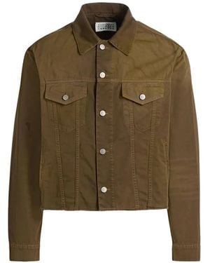 MM6 by Maison Margiela Cotton-Twill Jacket - Green